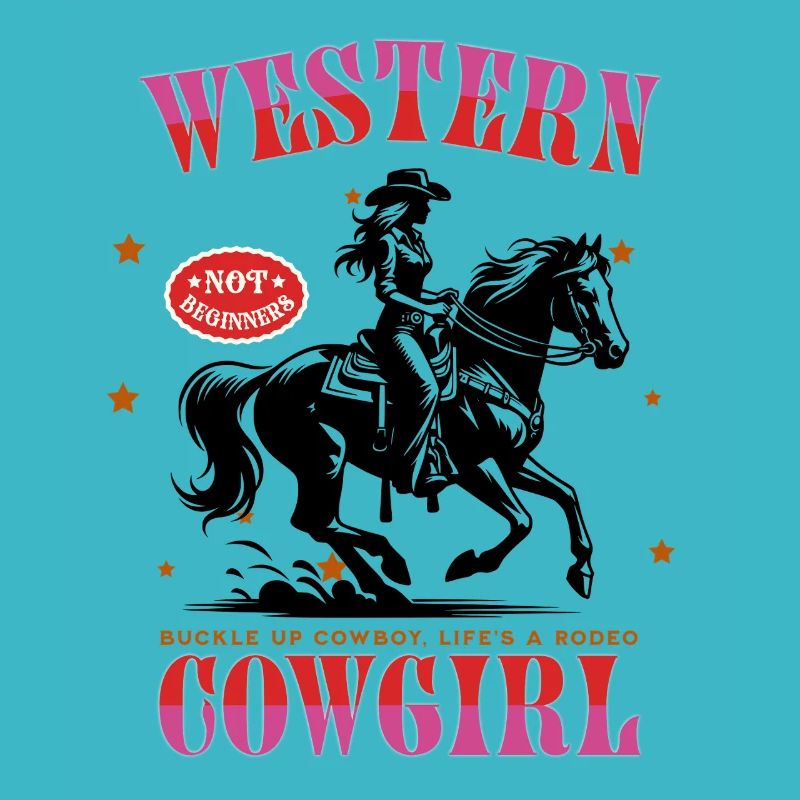 Howdy Rodeo – Not for Beginners“-Design