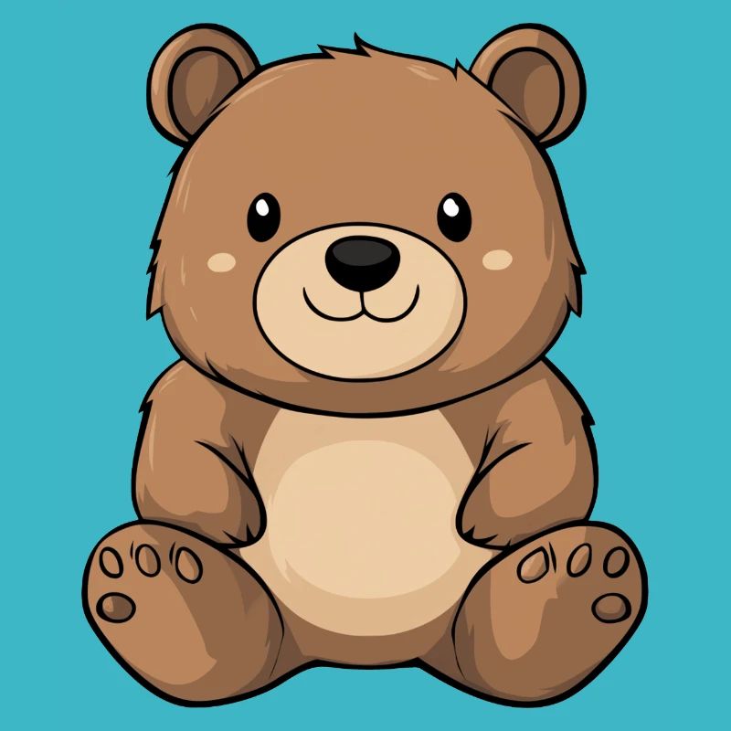 petit ours mignon