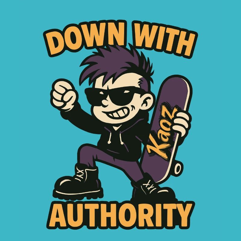 Comic Skatepunk with Sunglasses