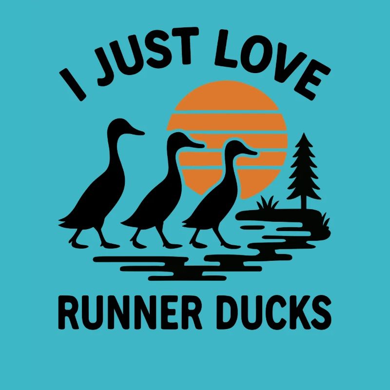 Running Duck Running Ducks I Just Love Runner Ducks