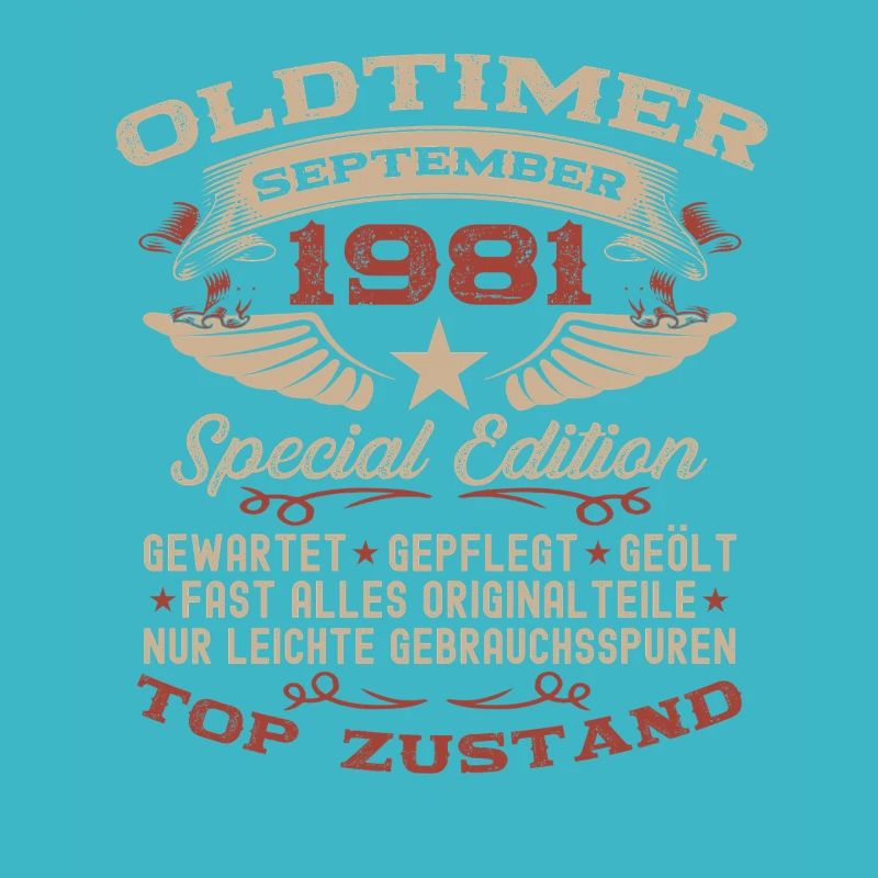 44. Geburtstag Geschenk Oldtimer September 1981