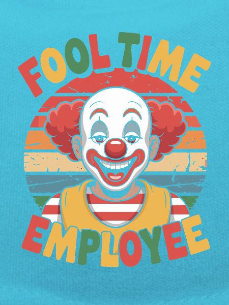 Fooltime Employee Clown Motif