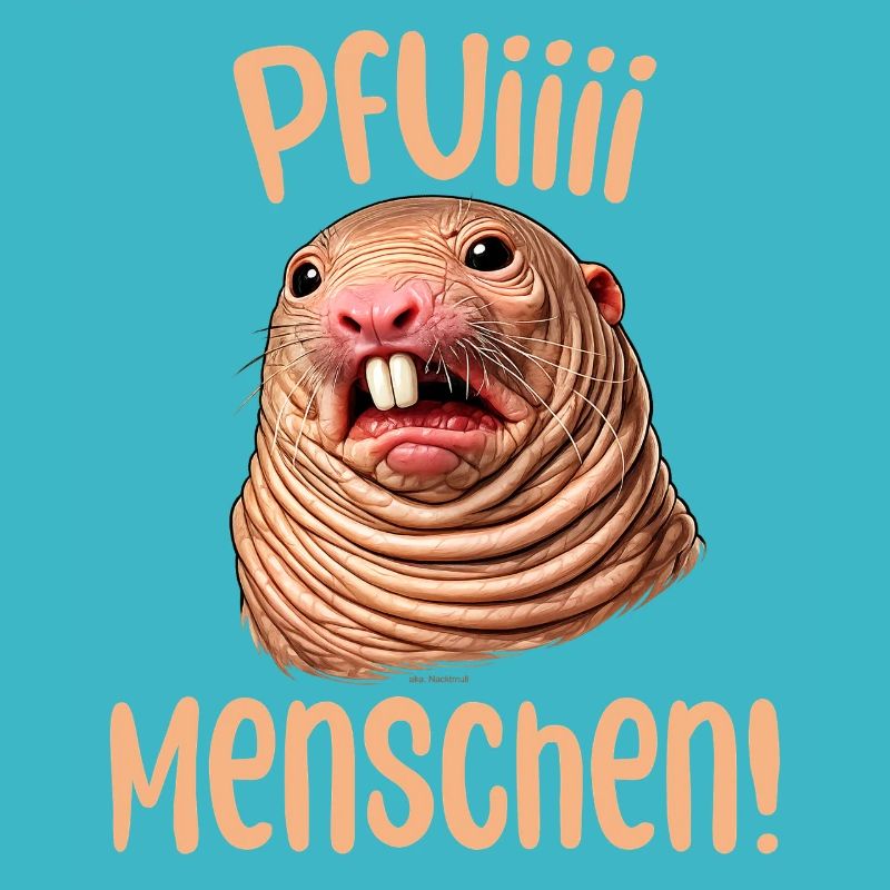 Ugh, people, I hate people, naked mole rat