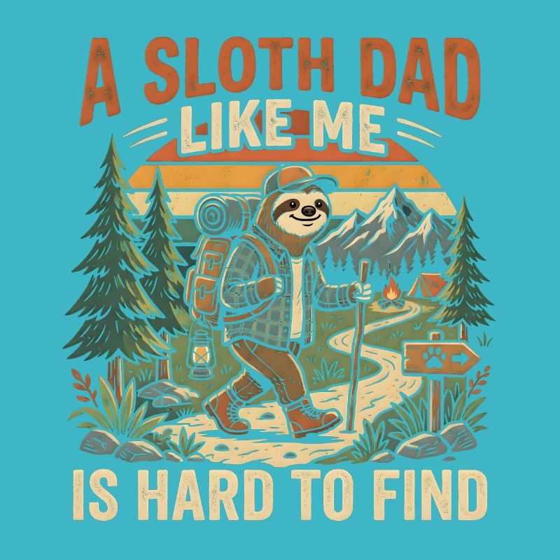 Sloth Dad Wanderabenteuer