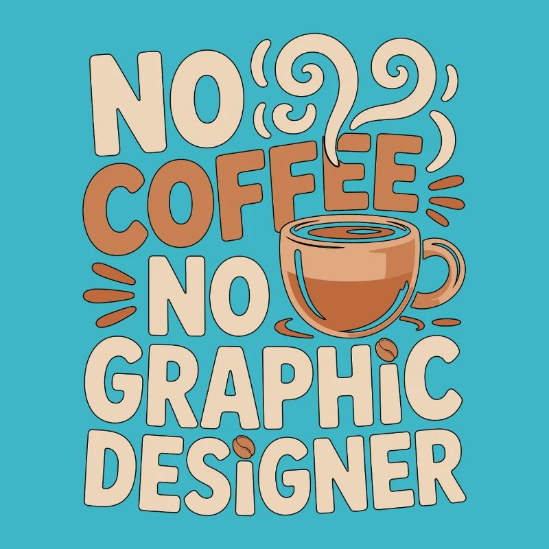 Graphic Designer No Coffee Branding Coffee Lover