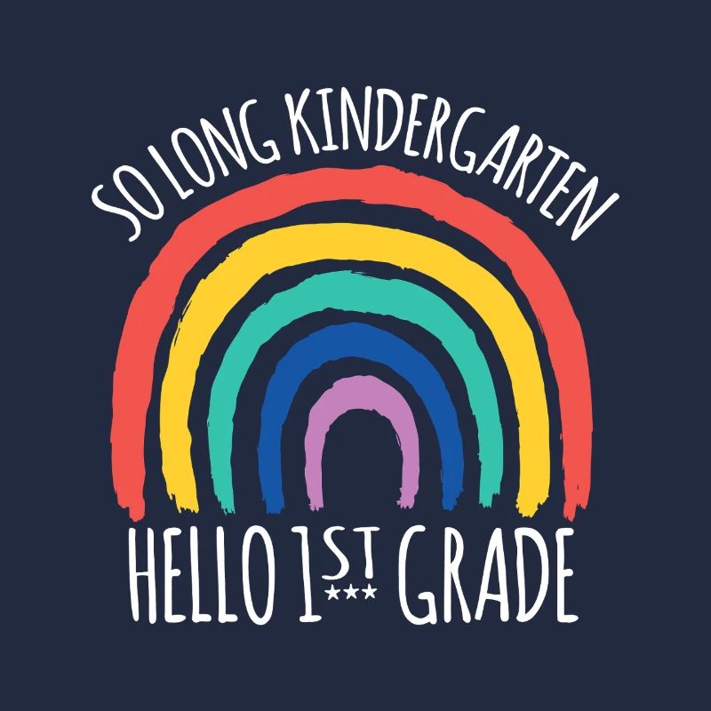 Rainbow Hello 1st Grade Goodbye