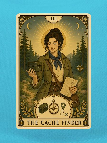 Cache-Sucherin | Outdoor-Schatzsuche Tarot