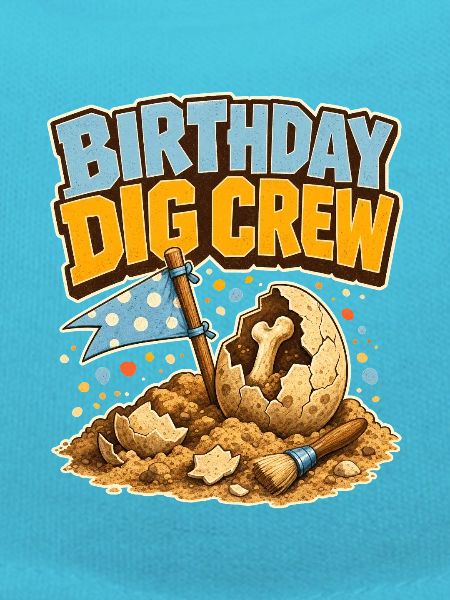 Birthday Dig Crew Fossilieneier-Ausgrabungsparty