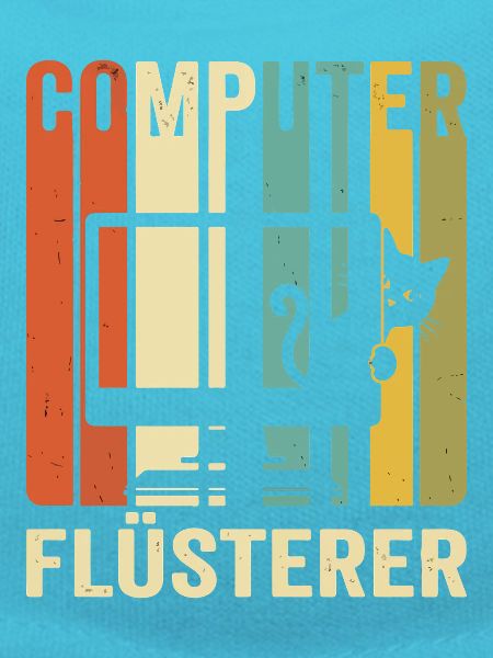 Computer Whisperer Cat Motif