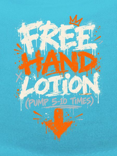 Freie Hand Graffiti Schrift