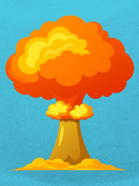 Nukleare Explosion Atomic