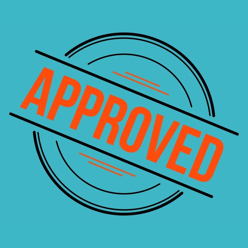 Approved Stempel – 2 Farben