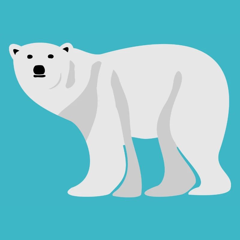 Lonely polar bear