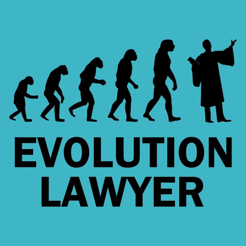 Lawyer Evolution Primaten Gericht Anwaltsrobe
