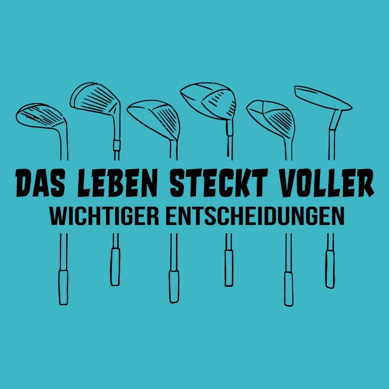 Golfschläger Golf Golfer Spruch Golfen Geschenk
