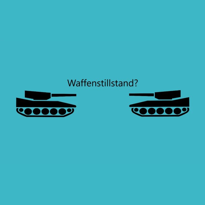 Waffenstillstand zwei Panzer Geschenk Geschenkidee