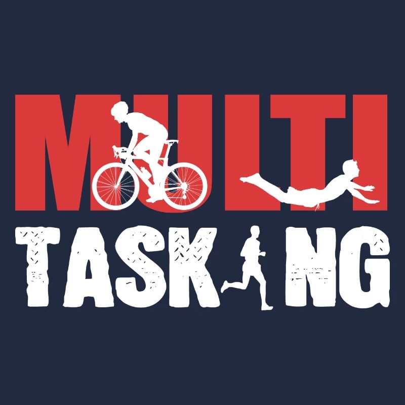 Multitasking Radfahrer Gift