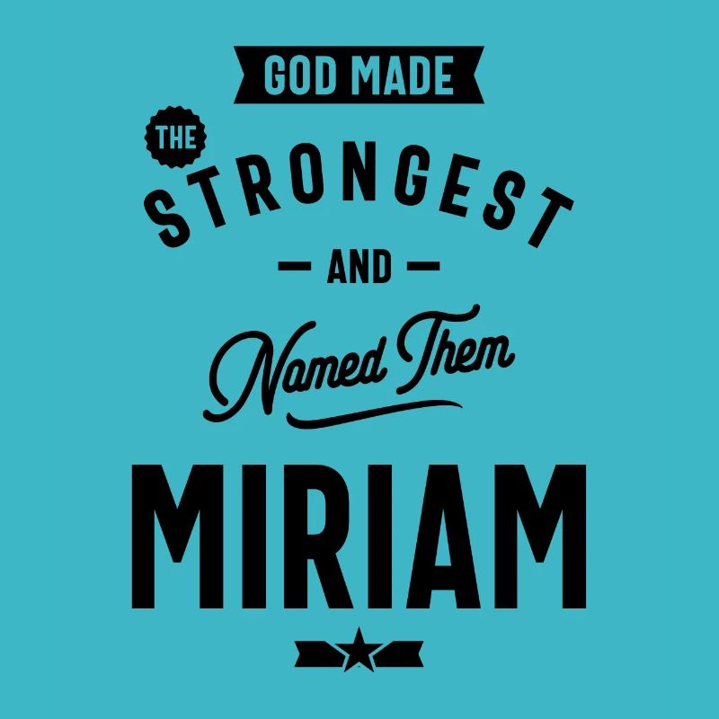 Miriam personalisierter Name Geburtstagsgeschenk