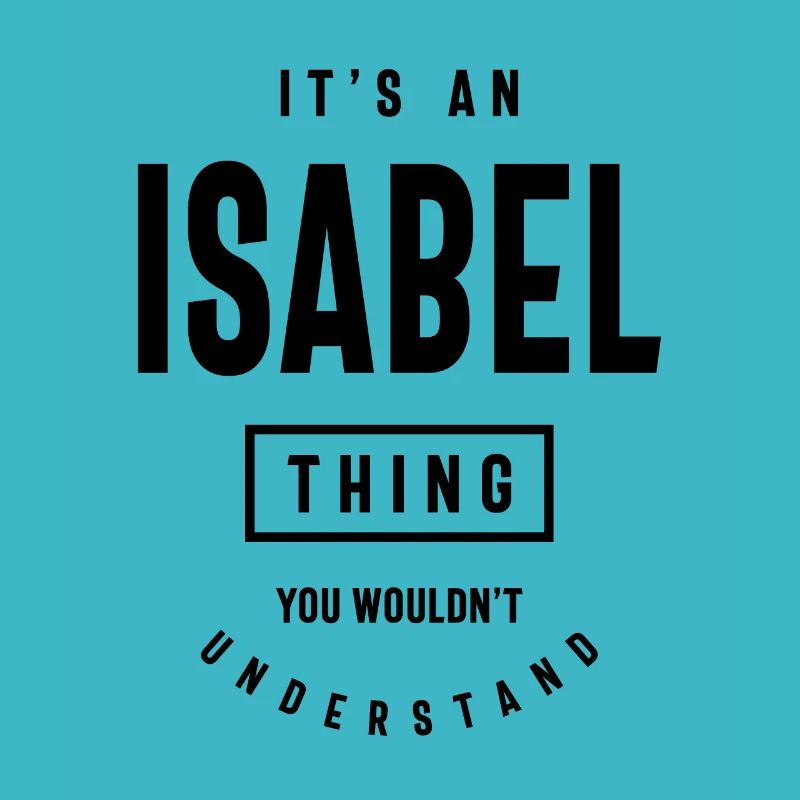Isabel personalisierter Name Geburtstagsgeschenk