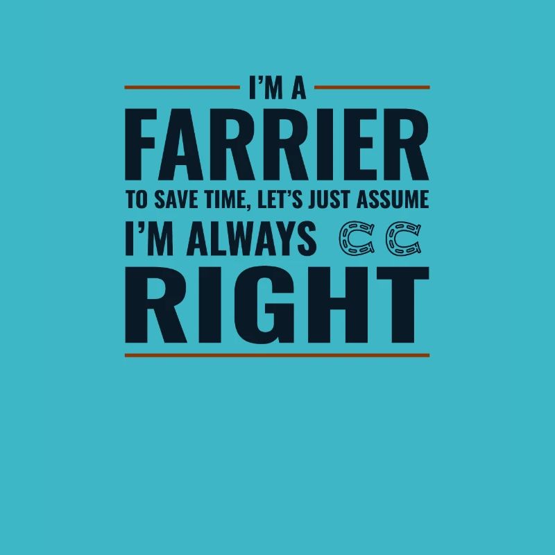 Cadeau drôle de forgeron maréchal-ferrant