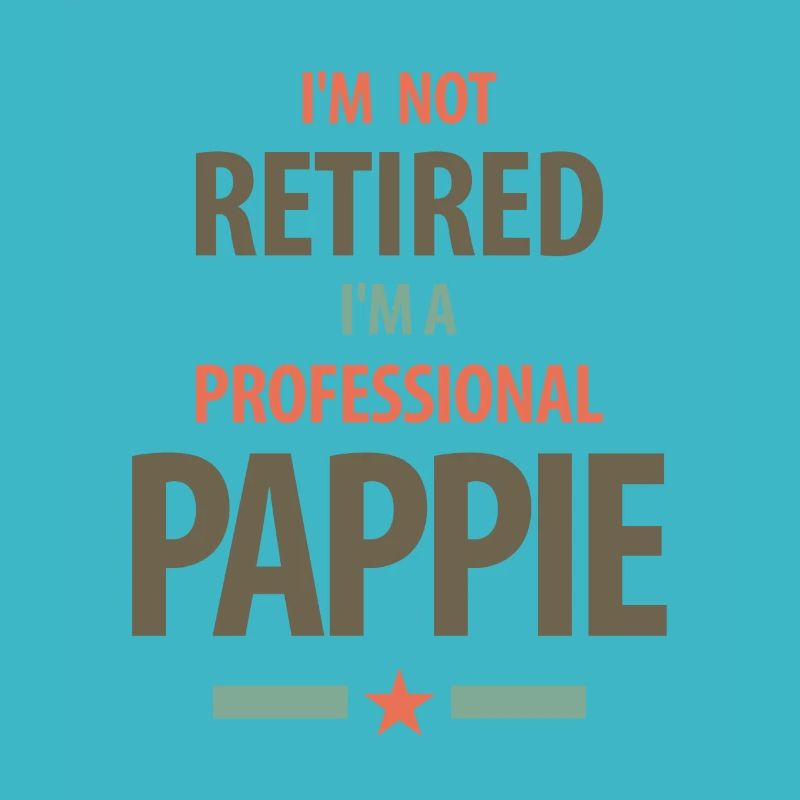 Ich bin nicht im Ruhestand Ich bin ein professionelles Pappie-Geschenk