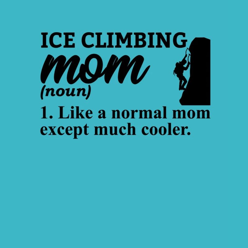 Eiskletterer Eisklettern Sportler Eis Klettern