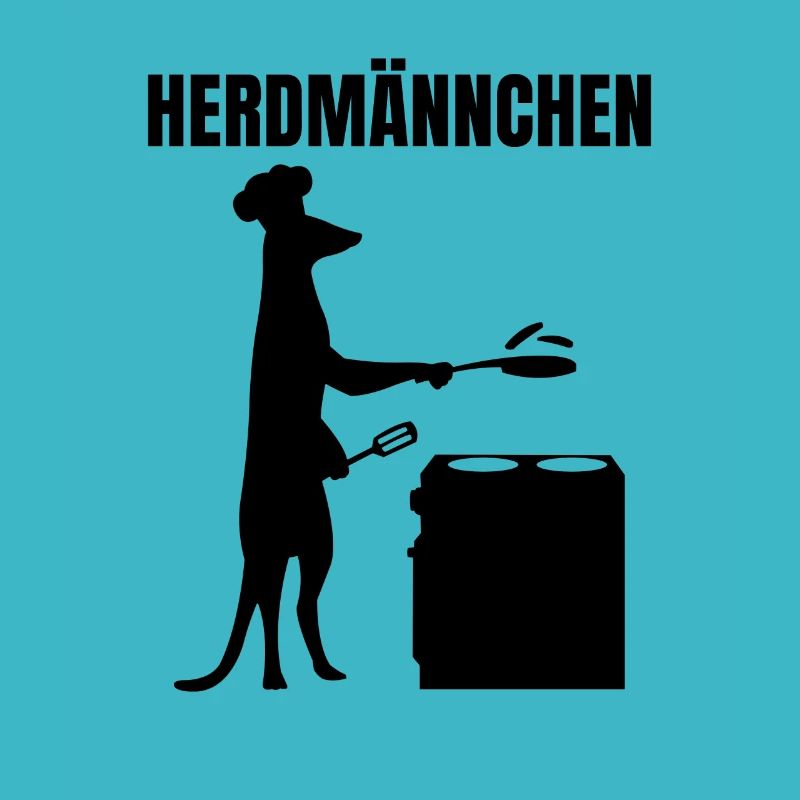 Herdmännchen Essen Kochen Lustiger Koch