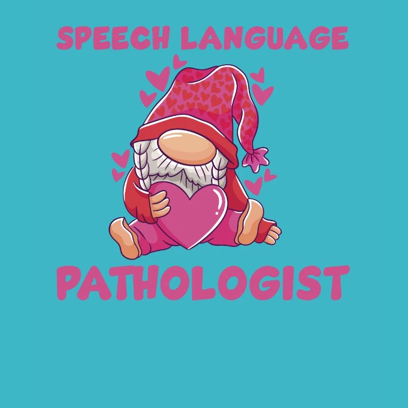 Cute speech pathologist gnome