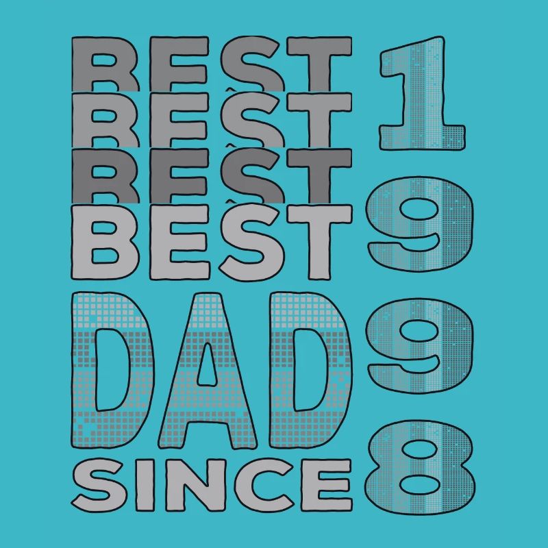 Bester Papa der Welt seit 1998 Vatertag