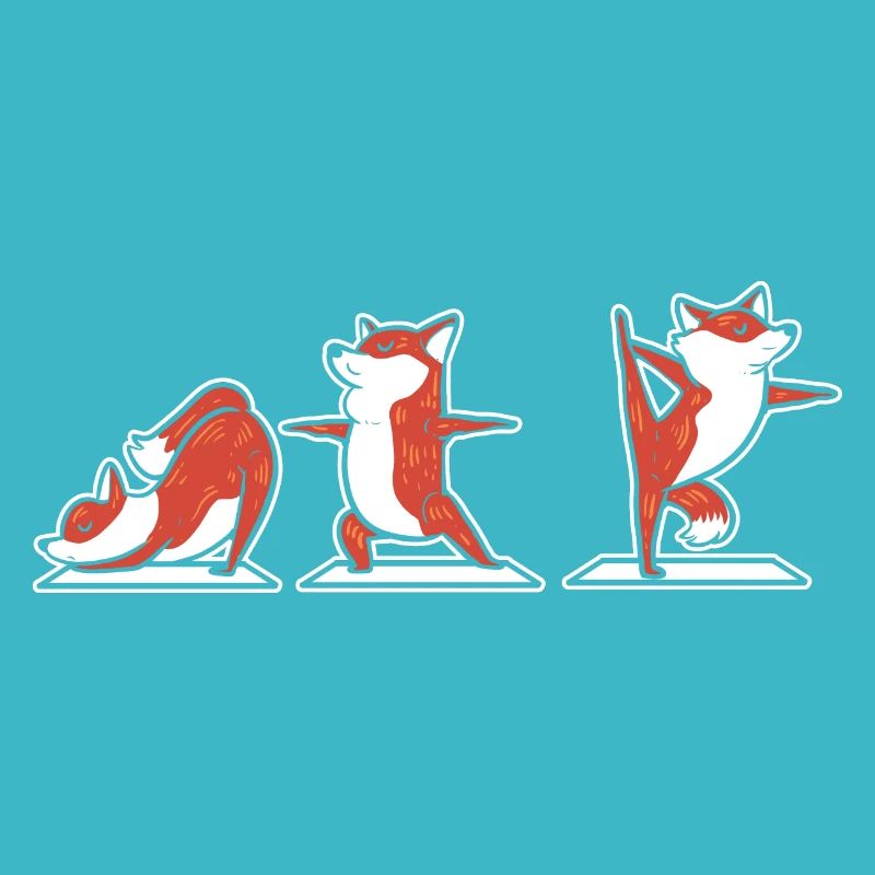 Fox Yoga Yogalehrer Gift