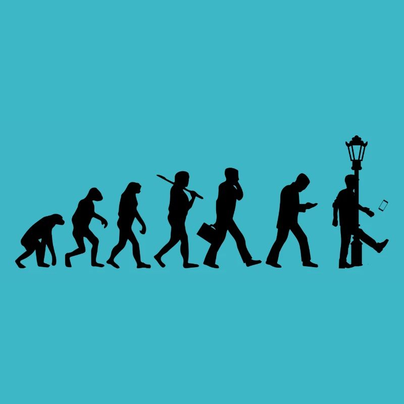 Evolution Smartphone - Lustiges Motiv