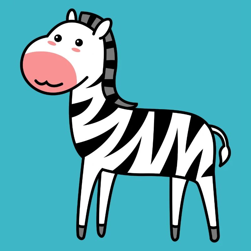 Zebra Comic Animal