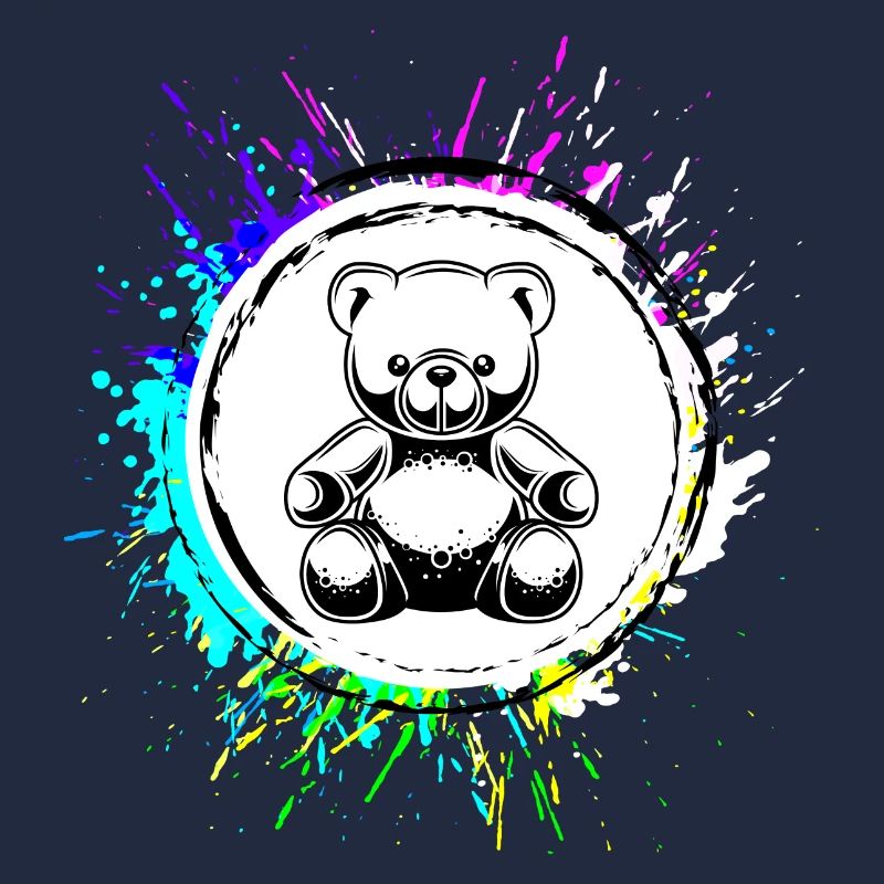 Teddy bear bear colorful