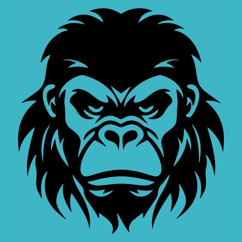 Gorilla Kopf