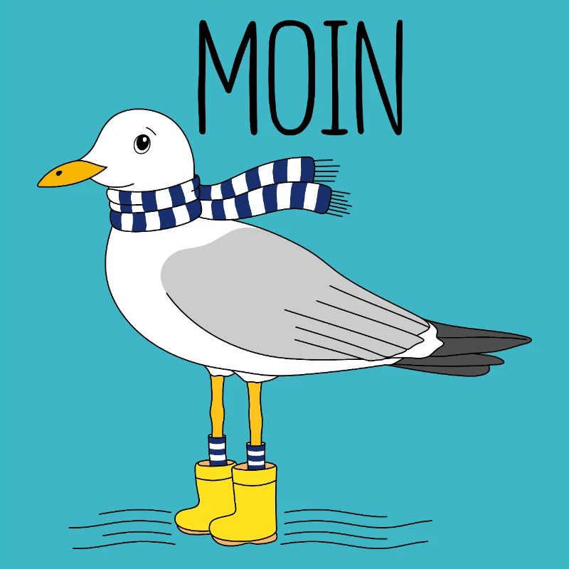 Möwe und das meer