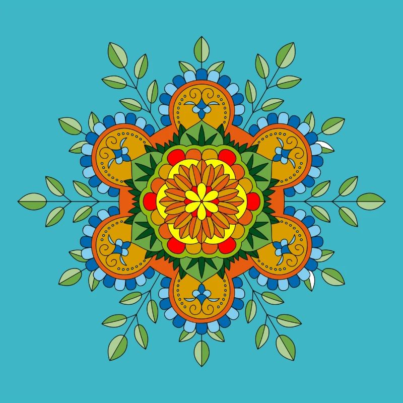 Fleurs mandala