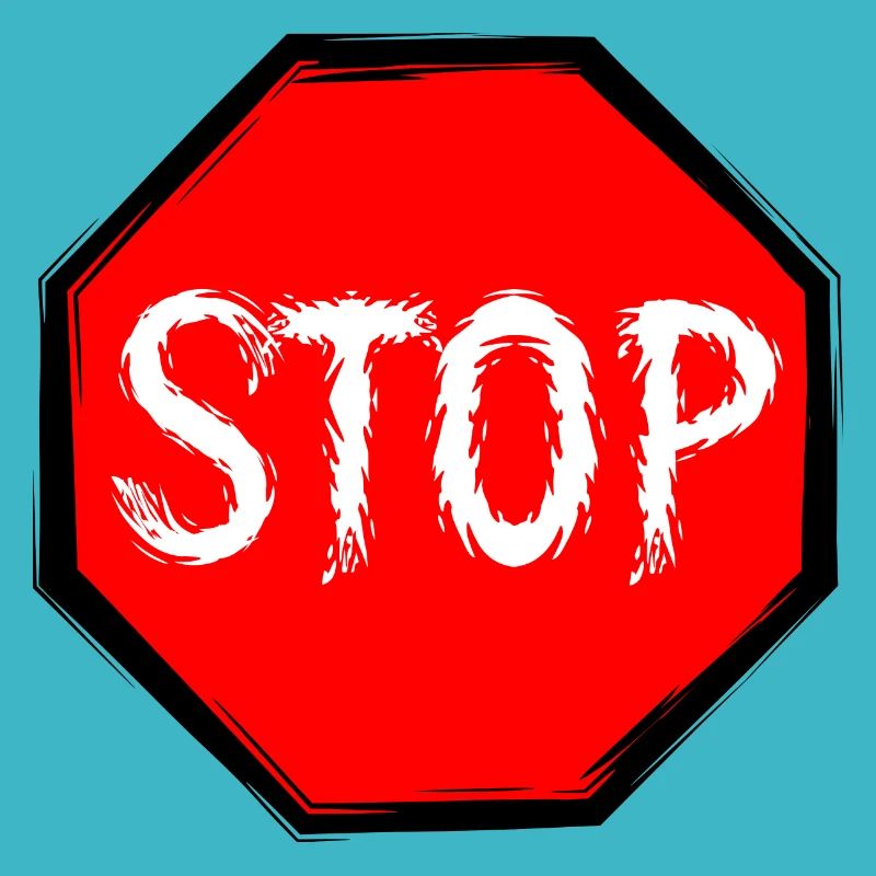 Stop Schild Vektor
