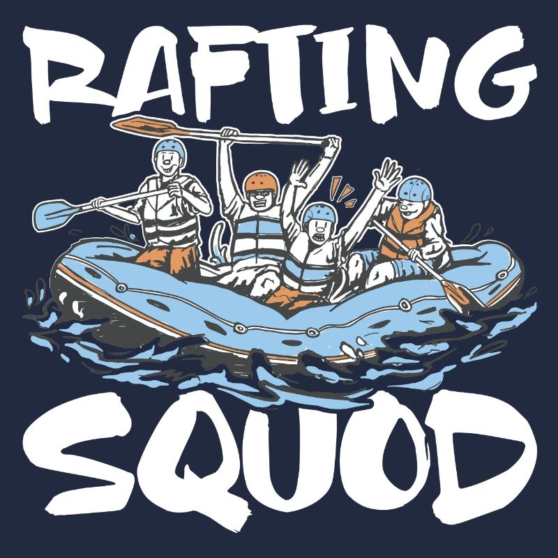 Rafting Squad Outfit for Teams Boating Mountains