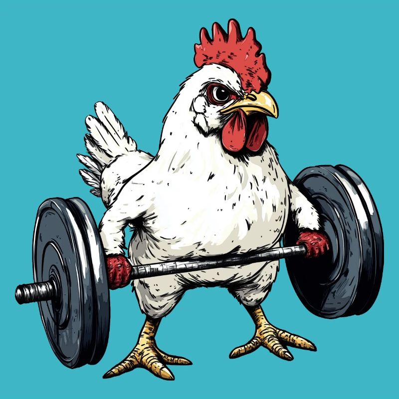 Deadlifting chicken