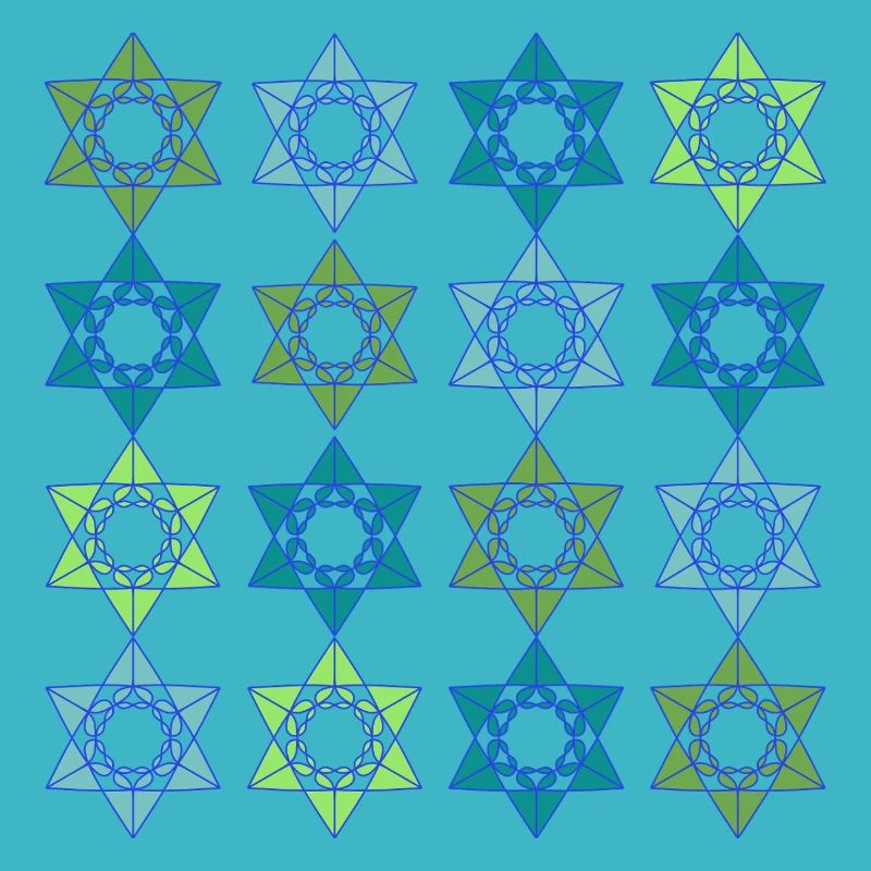 Star Scape Geometrisches Muster