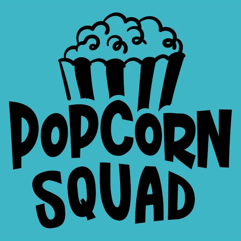 Popcorn Squad Movies Funny Saying Corn
