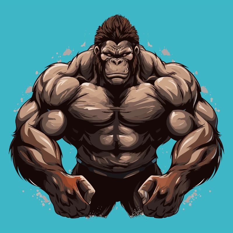 Bodybuilder Gorilla