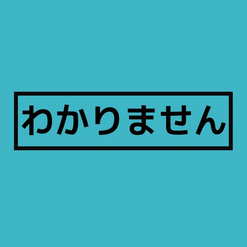 I do not understand - Japanese