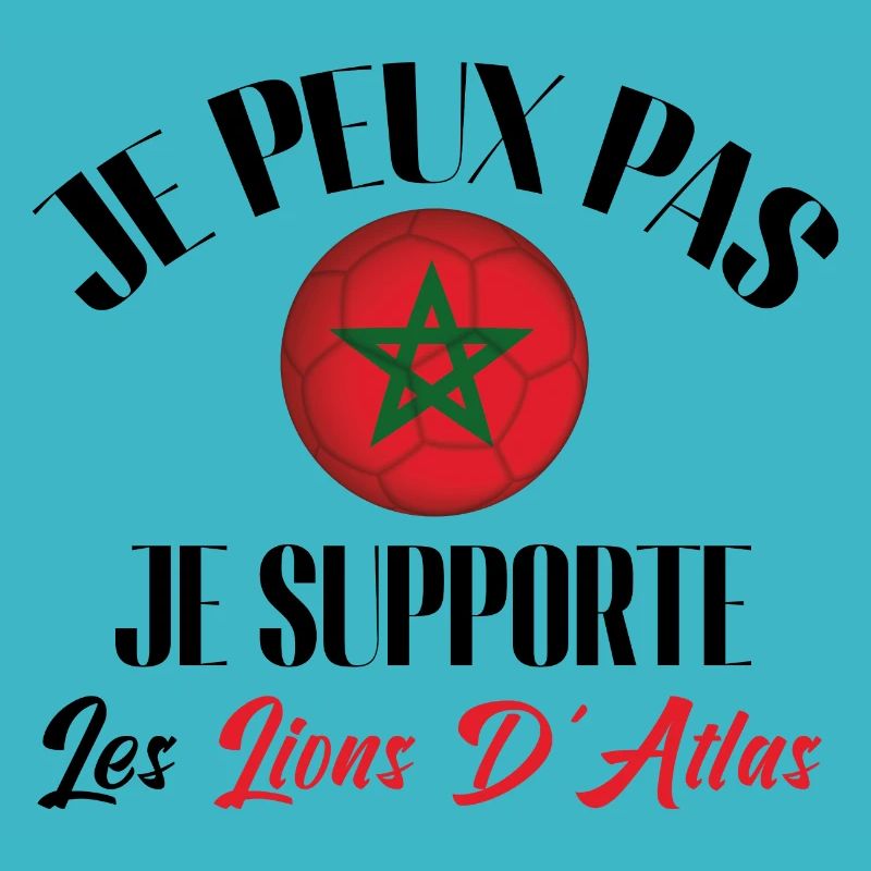 je peux pas , je supporte les lions. Maroc