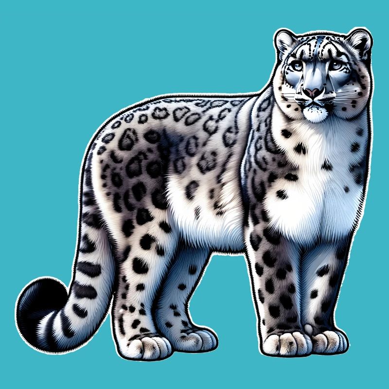 Snow Leopard Leopard White Leopard