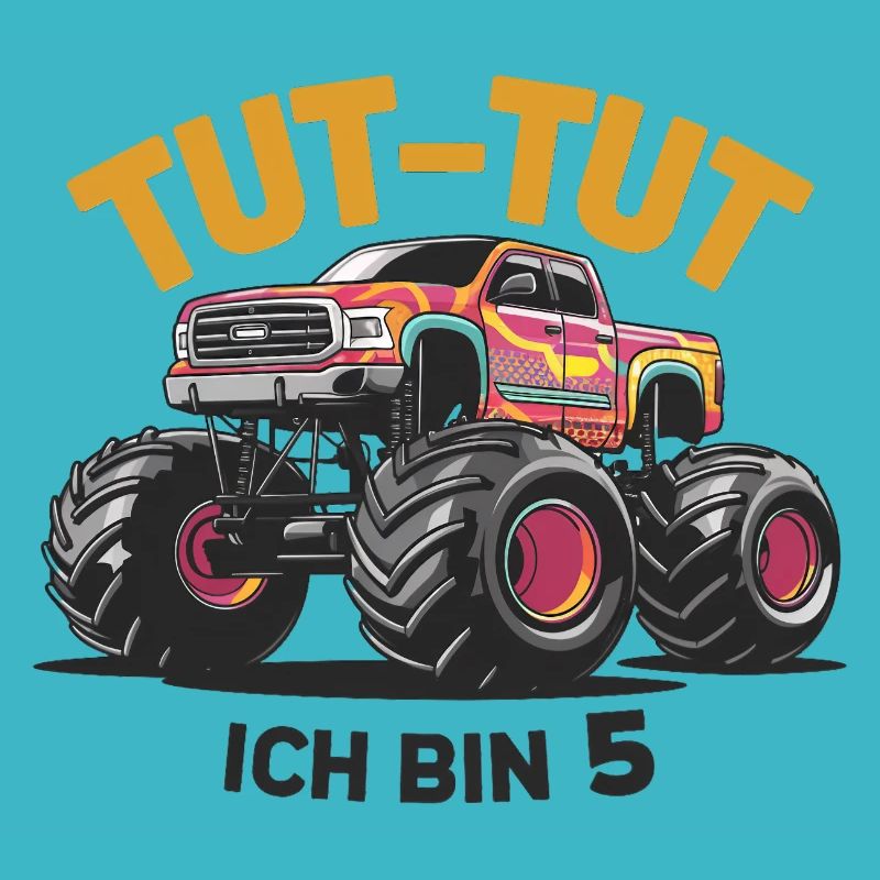 Monster Truck - Ich bin 5 - Einzigartiges Geschenk