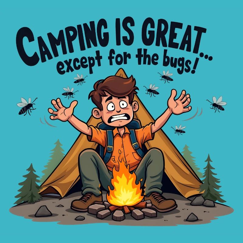 Camping is great except for the annoying mosquitoes!