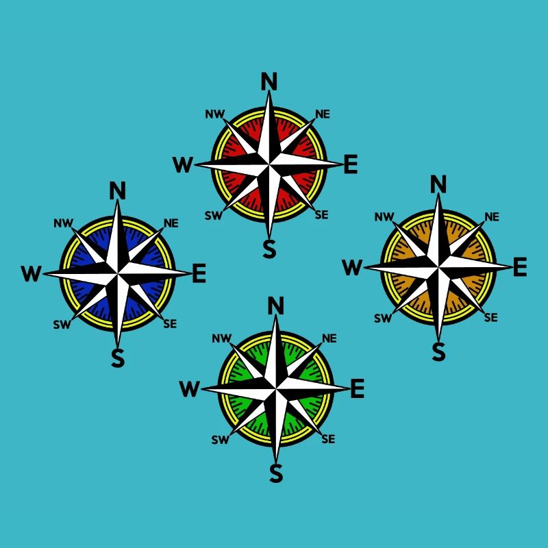 Windrose Nautical Compass