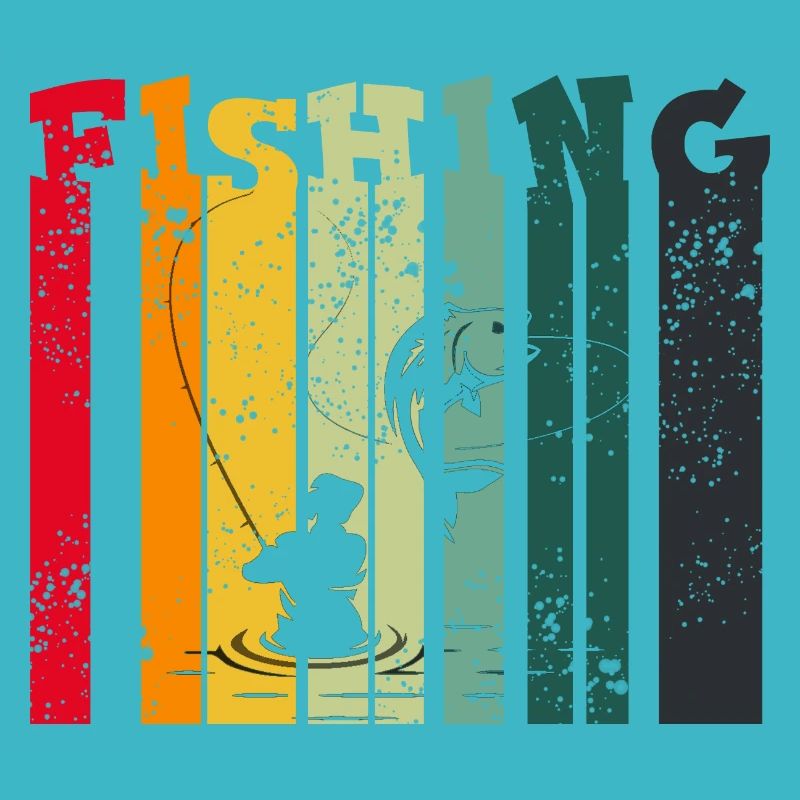 Fischen Bunt Farbenfroh