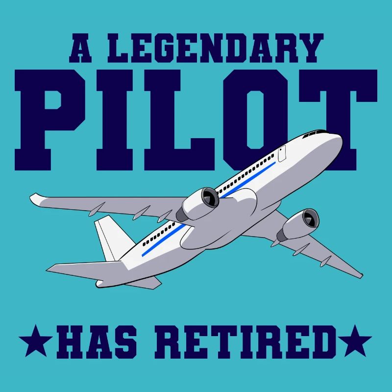Pilote d’avion Fly Pension Stopped I Gift